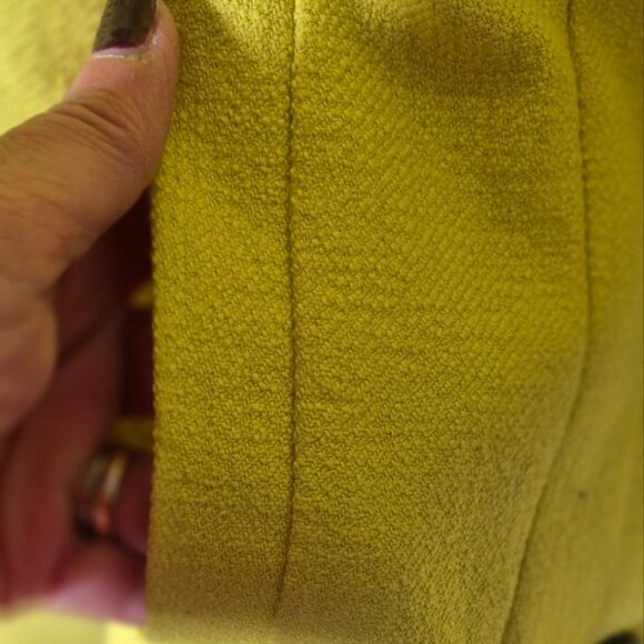 MAEVE by Anthropologie Cropped Yellow Double Breasted Blazer - Picture 6 of 9